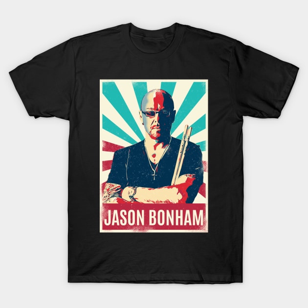 Vintage Retro Jason Bonham T-Shirt by Bengkel Band